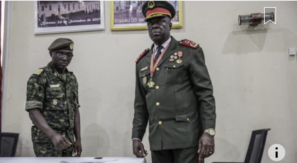 Guinée-Bissau: le général Horta N’Tam investi «président de la transition» pour un an
